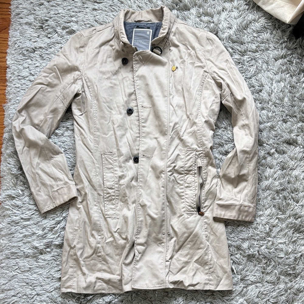 Womens Beige Trench Coat - Brand: